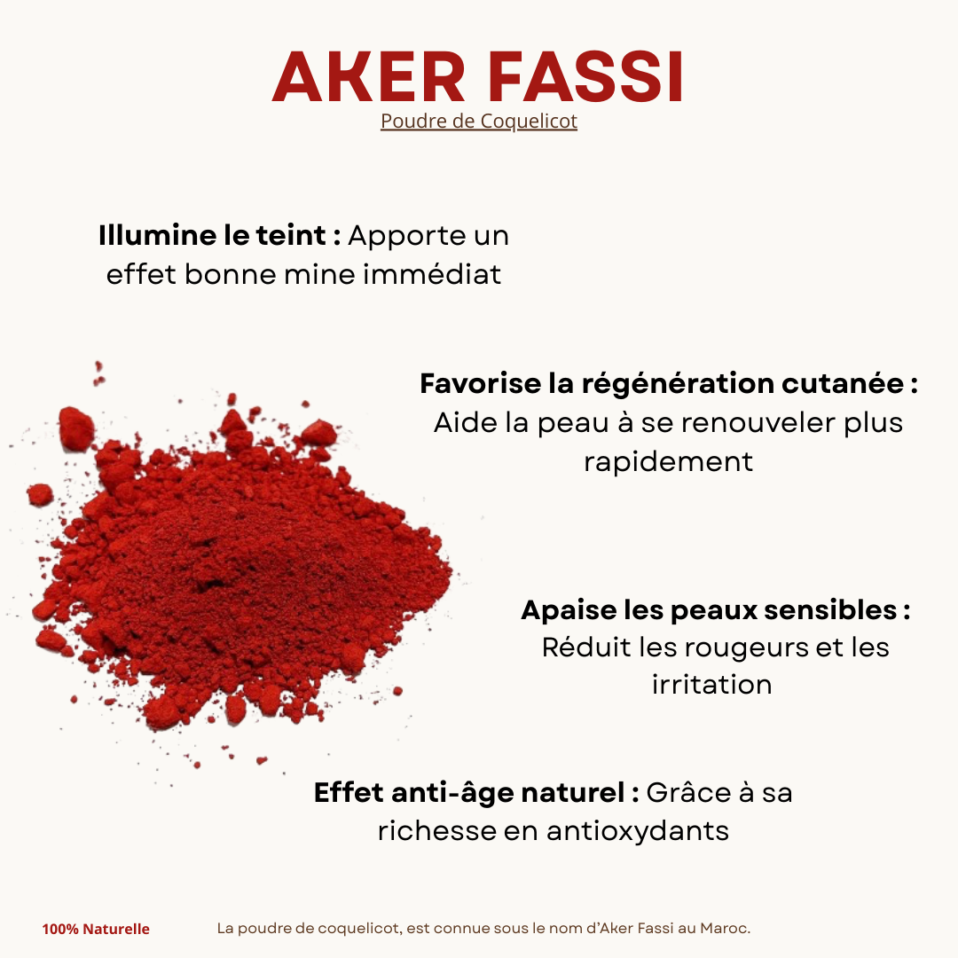Poudre d’Aker Fassi – L’Élixir Naturel