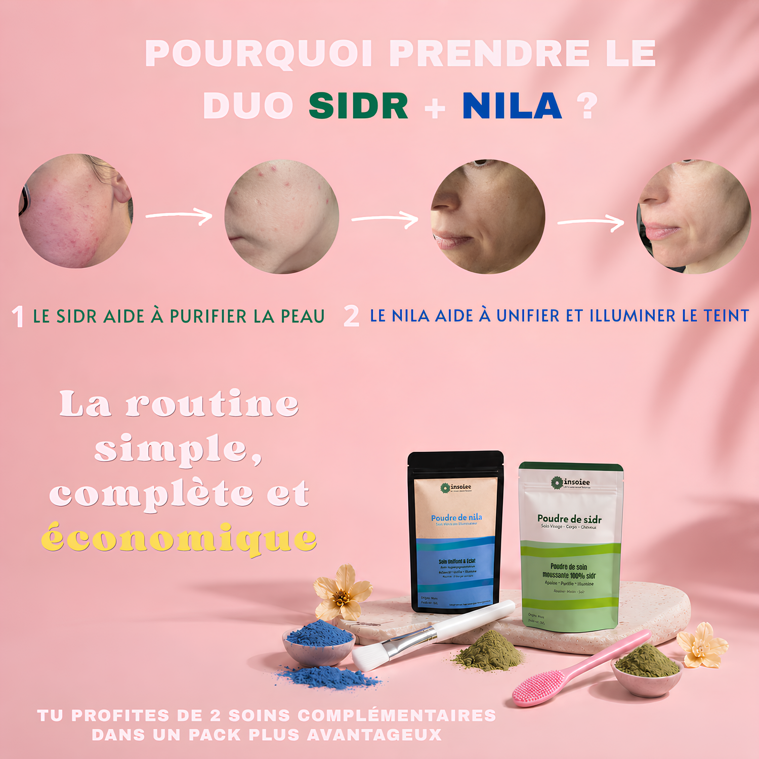 Natural Glow Duo Pack — Sidr Powder & Nila Powder