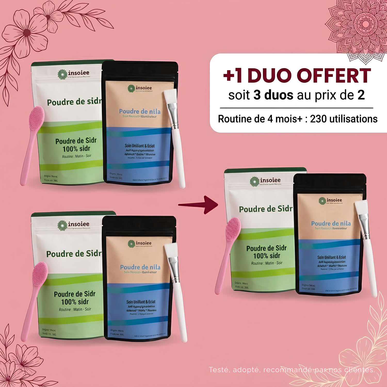Natural Glow Duo Pack — Sidr Powder & Nila Powder
