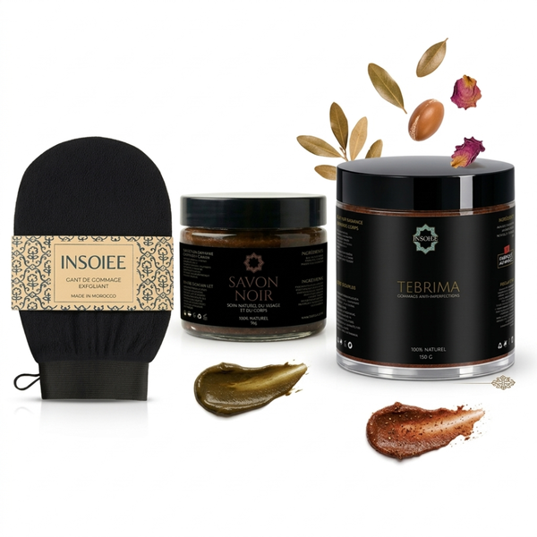 Rituel Exfoliant Naturel : Le Trio pour une Peau Lisse et Lumineuse